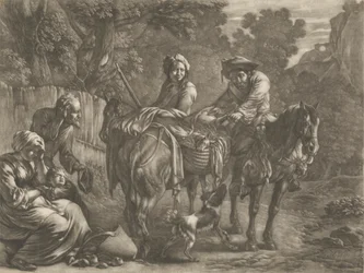 Pillagers, Robbing a Farmer and His Wife