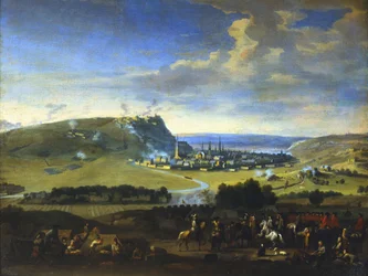 The Siege of Namur, scene before the final attack, 5 August 1695