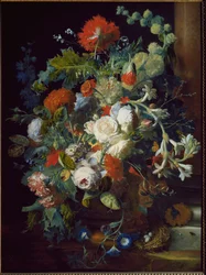 Still Life. Flower Basket