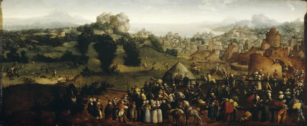 Landscape with Tournament and Hunters