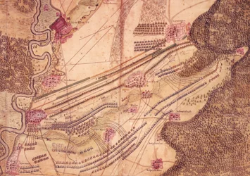 Plan of the Battle of Blenheim