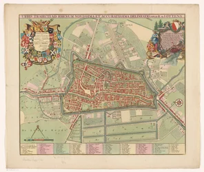 Map of the city of Utrecht