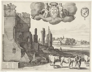 View of Haarlem (left panel)