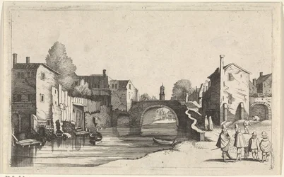View of a Canal in a City (series title: Seascapes)