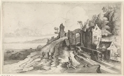 Coastal Landscape with a Watermill (Seascapes)
