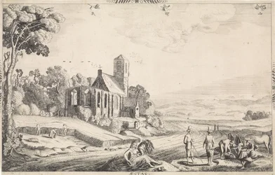 Landscape with Grain Harvest (Aestas)