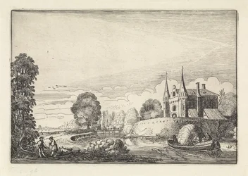 Pleasure Boat in a Moat (Landscapes, Amenissimae Aliquot Requculae)
