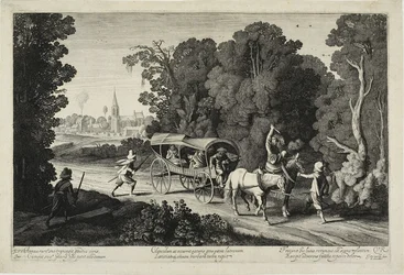 Robbers Attacking a Coach