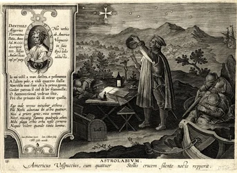 Astrolabium. Americus Vespuccius with Four Stars, c.1600