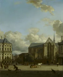 Dam Square with Nieuwe Kerk