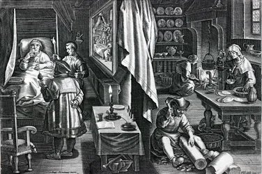 Hyacum et lues venerea, plate 6 from 