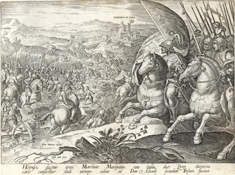 The Battle of Labadia si Sena and St. Abonda, Plate 3 from 
