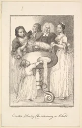 Orator Henley Christening a Child, 1794