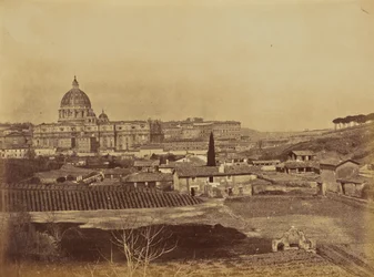 St Peters from above the Sand Pits, Rome