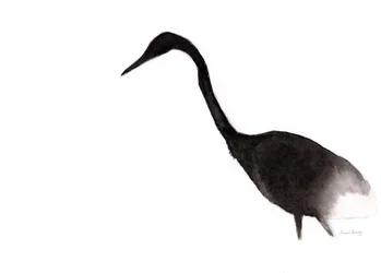 Heron in Ink, c.2020