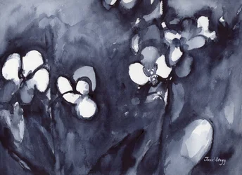 Orchid in Indigo, c.2017