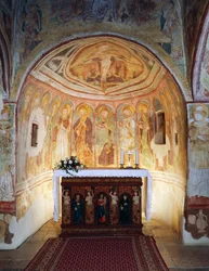 Hrastovlje Fortified Church, Trinity Church, Apostles (detail)