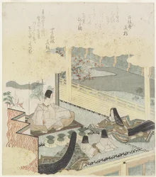 A Scene in Court with Two Little Princes
