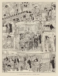 An English Christmas drawn by a Japanese artist