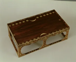 Footstool, with ivory inlay, Nara