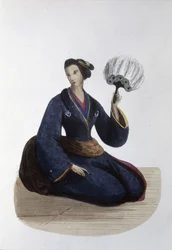 Japanese lady, 1860
