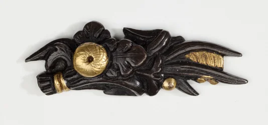 Menuki, or Grip Ornament, in the Form of a Floral Arrangement