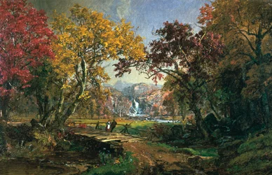 Couple on a Bridge