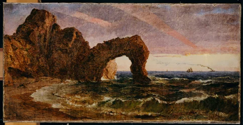 Sunset at Etretat