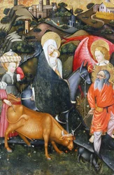 Flight into Egypt, altarpiece from Verdu