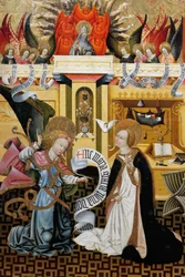 The Annunciation, altarpiece from Verdu