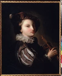 Page with a Reed Pipe