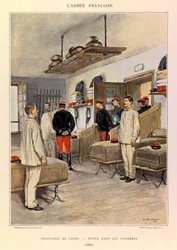 Types and Uniforms of the French Army by Captain Jules Richard, Illustrated by Edouard Detaille: Line Infantry: Review in the Chambers in 1885