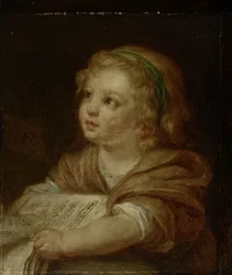 Girl with Music Book
