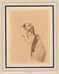 Half-Length Portrait of a Man in Right Profile - Self-Portrait of the Artist in Old Age