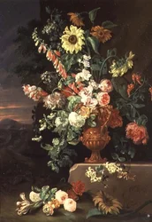 Sunflowers, Foxgloves, etc.