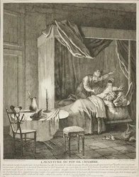 The Adventure of the Chamber Pot, plate four from Scenes of the Comic Novel