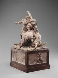Hercules Fighting Two Centaurs