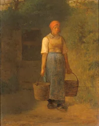 Girl Carrying Water