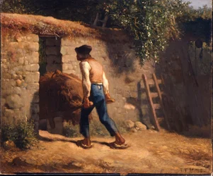 Peasant with a Wheelbarrow