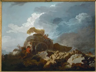 Thunderstorm, or the cart stuck in the mud