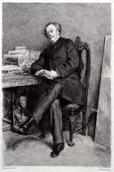 Alexandre Dumas fils (1824-95), French novelist and playwright