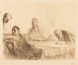 The Supper at Emmaus (second plate)