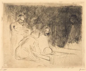 The Supper at Emmaus (third plate)