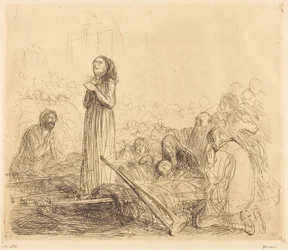 Lourdes, the Miraculous One (first plate)