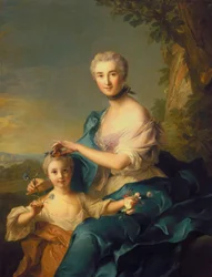 Madame Crozat De Thiers And Her Daughter
