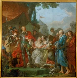The Courageous Act of Eustache de Saint-Pierre at the Siege of Calais