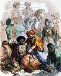 Ibrahim Pacha Blessing a Dying Soldier During the Campaign Against the Wahhabites