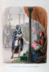 M. Vaissière Announces the Victory of Ibrahim Pasha to Mehmet Ali, 1818