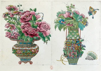 Drawing from a Chinese Vase: Flower Pot