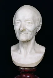 Bust of Voltaire (1694-1778) without his wig, 1778